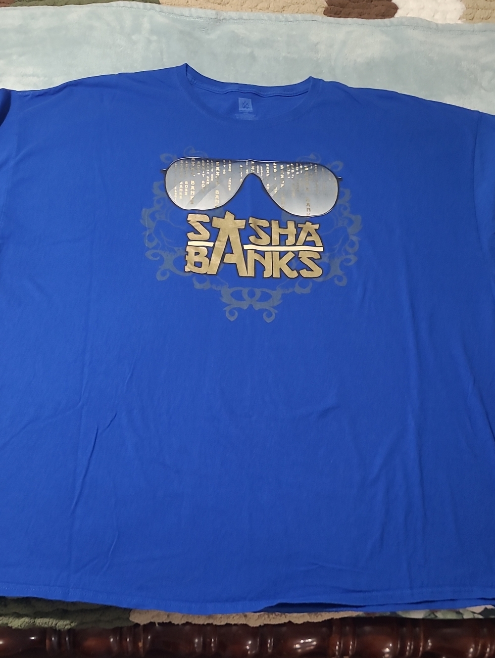 WWE Sasha Banks Blue Graphic Tee - Vintage